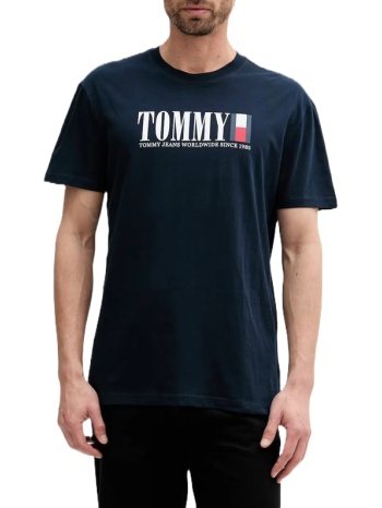 ανδρικό t-shirt navy μπλε tommy jeans dm0dm21941-c1g