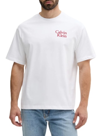 ανδρικό t-shirt λευκό calvin klein lv04rc808g-yaa σε προσφορά