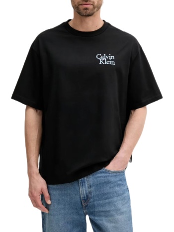 ανδρικό t-shirt μαύρο calvin klein lv04rc808g-ub1 σε προσφορά