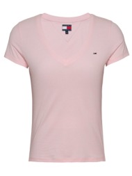 γυναικείο t-shirt ροζ tommy jeans dw0dw20458-th3