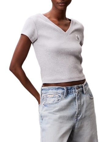 γυναικείο t-shirt γκρι calvin klein lv047c910g-p79