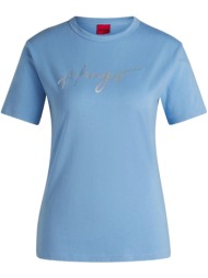 γυναικείο damacia 3 t-shirt γαλάζιο hugo 50535491-452