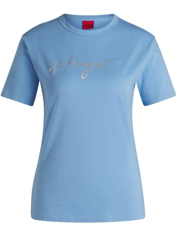γυναικείο damacia 3 t-shirt γαλάζιο hugo 50535491-452