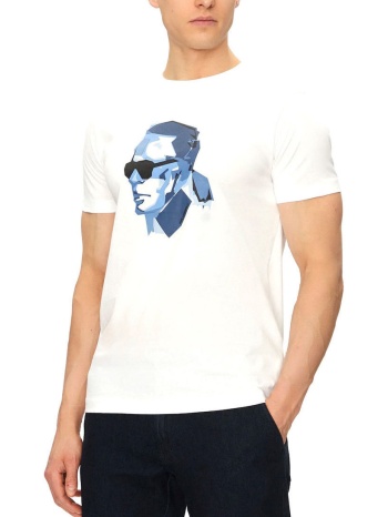 ανδρικό t-shirt λευκό karl lagerfeld 755065 552241-10 σε προσφορά