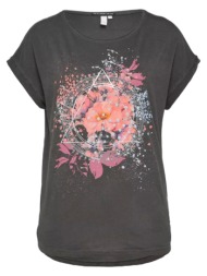 γυναικείο t-shirt μαύρο s.oliver 2162987-99d0