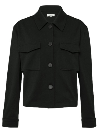 γυναικείο μπουφάν μαύρο s.oliver 2161342-9999 σε προσφορά