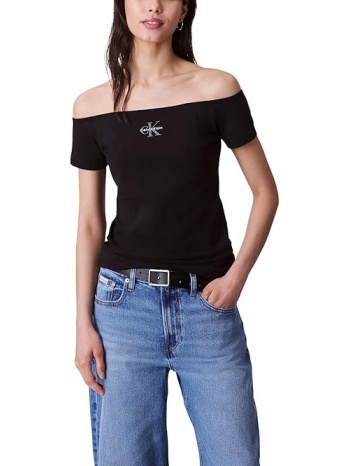 γυναικείο τοπ μαύρο calvin klein lv047c203g-ub1