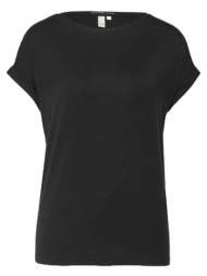 γυναικείο t-shirt μαύρο s.oliver 2165942-9999