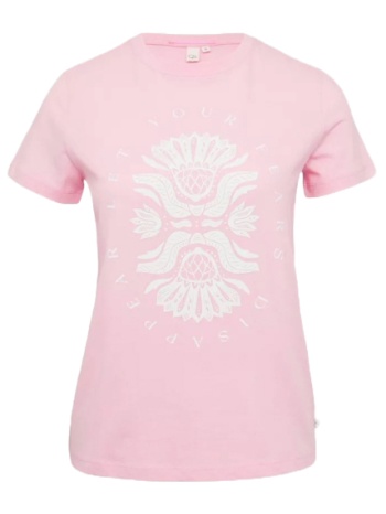 γυναικείο t-shirt ροζ s.oliver 2165280-41d1