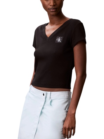 γυναικείο t-shirt μαύρο calvin klein lv047c910g-ub1