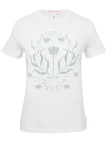 γυναικείο t-shirt λευκό s.oliver 2165280-01d0