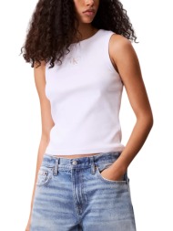 γυναικείο αμάνικο τοπ λευκό calvin klein lv047c201g-yaa