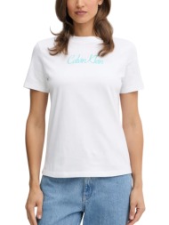 γυναικείο t-shirt λευκό calvin klein lv047c854g-yaa