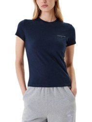 γυναικείο slim t-shirt navy μπλε tommy jeans dw0dw21164-c1g