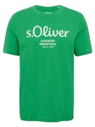 ανδρικό t-shirt πράσινο s.oliver 2139909-75d1