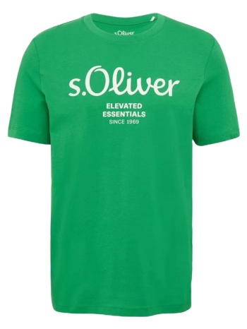 ανδρικό t-shirt πράσινο s.oliver 2139909-75d1