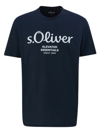 ανδρικό t-shirt navy μπλε s.oliver 2139909-59d1