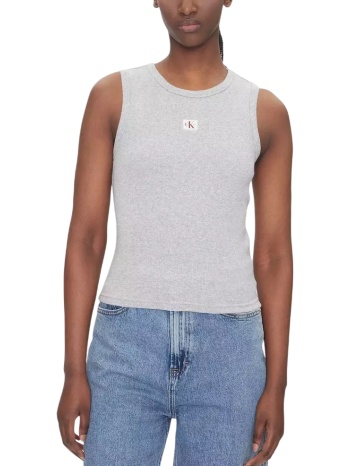 γυναικείο αμάνικο τοπ γκρι calvin klein lv047c201g-p79