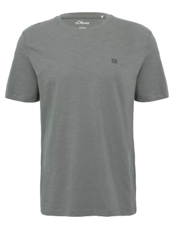 ανδρικό t-shirt γκρι s.oliver 2166634-9467