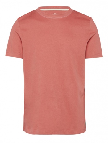 ανδρικό t-shirt κόκκινο s.oliver 2161838-4291