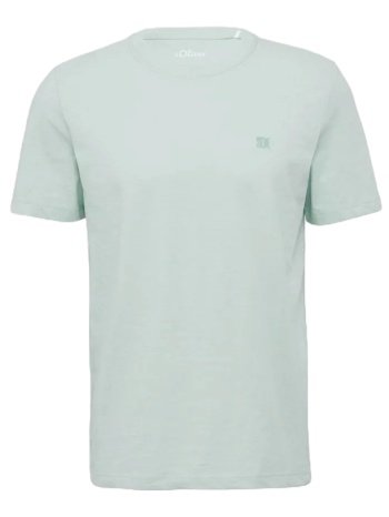 ανδρικό t-shirt μέντα s.oliver 2166634-6092