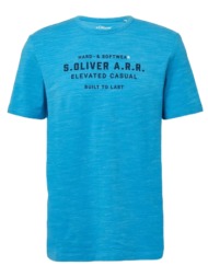 ανδρικό t-shirt μπλε s.oliver 2161564-62d1