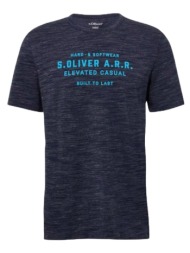 ανδρικό t-shirt navy μπλε s.oliver 2161564-58d1