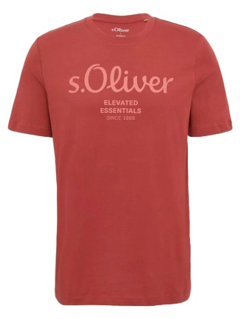 ανδρικό t-shirt κόκκινο s.oliver 2139909-35d1