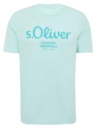 ανδρικό t-shirt γαλάζιο s.oliver 2139909-60d2