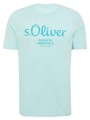ανδρικό t-shirt γαλάζιο s.oliver 2139909-60d2