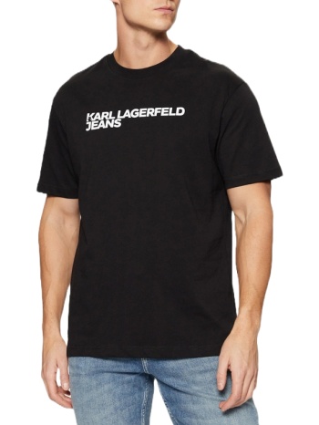 ανδρικό essential t-shirt μαύρο karl lagerfeld jeans σε προσφορά