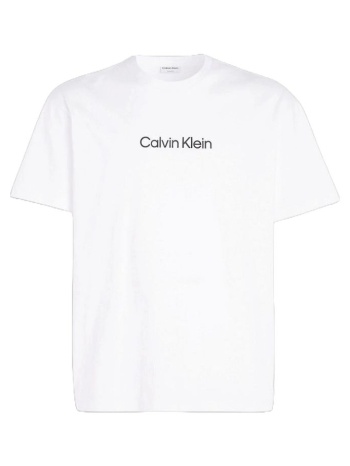 ανδρικό hero logo comfort t-shirt λευκό calvin klein
