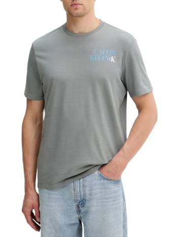 ανδρικό t-shirt γκρι calvin klein lv04rc844g-rmg
