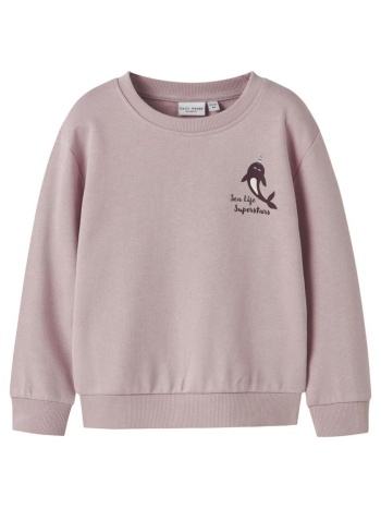 μπλούζα φούτερ κορίτσι name it-13246317-burnished lilac σε προσφορά