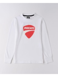 μπλούζα μακό αγόρι ducati-g.f612-0113-white