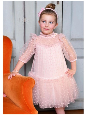 φόρεμα τούλι κορίτσι angel`s face-myrtle flock hearts-blush σε προσφορά