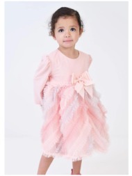φόρεμα μπεμπέ τούλι κορίτσι angel`s face-callula baby dress-blush pink