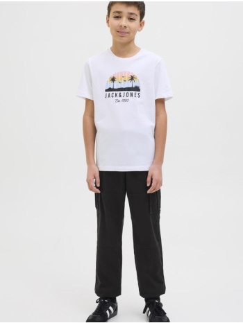 παντελόνι cargo αγόρι jack & jones-12268361-black σε προσφορά