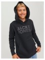 μπλούζα φούτερ hoodie αγόρι jack & jones-12152841-black large