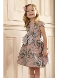 φόρεμα υφασμάτινο κορίτσι angel`s face-desiree flower jacquard dress-tea rose