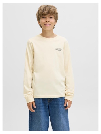 μπλούζα μακό αγόρι jack & jones-12279650-antique white σε προσφορά