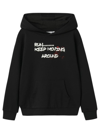 μπλούζα φούτερ αγόρι name it-13246698-black σε προσφορά