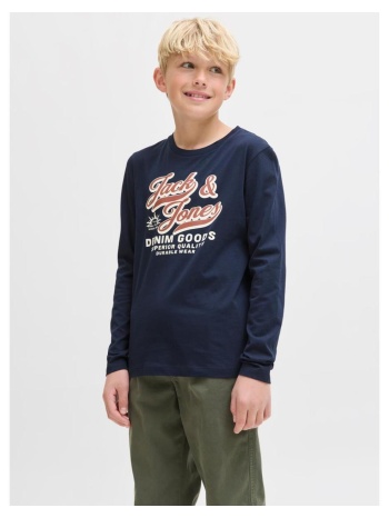μπλούζα μακό αγόρι jack & jones-12280078-sky captain σε προσφορά
