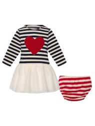 φόρεμα μπεμπέ φούτερ κορίτσι two in a castle-t6513-ecru