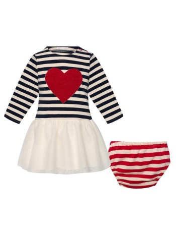 φόρεμα μπεμπέ φούτερ κορίτσι two in a castle-t6513-ecru σε προσφορά