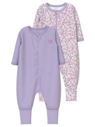 φορμάκια σετ 2 τεμ. μπεμπέ κορίτσι name it-13232744-pastel lilac-organic cotton