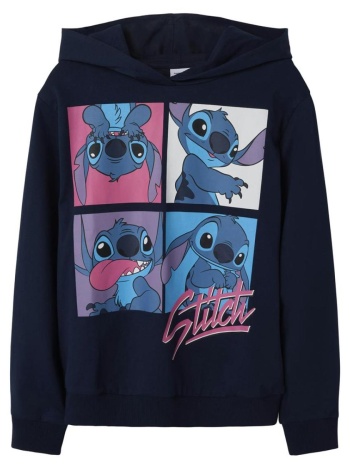 μπλούζα φούτερ κορίτσι lilo & stitch name it-13246061-navy σε προσφορά