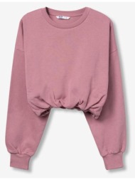 μπλούζα φούτερ crop ...