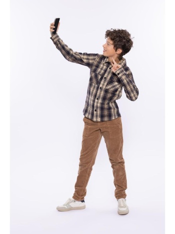 πουκάμισο χοντρό αγόρι no way monday-o56213-1-anthracite σε προσφορά