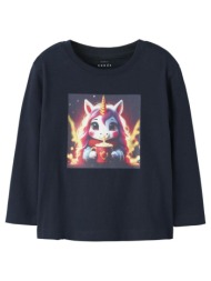 μπλούζα μακό κορίτσι name it-13238407-navy blazer/hot cocoa